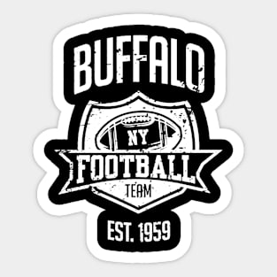 Buffalo Football Team Sticker